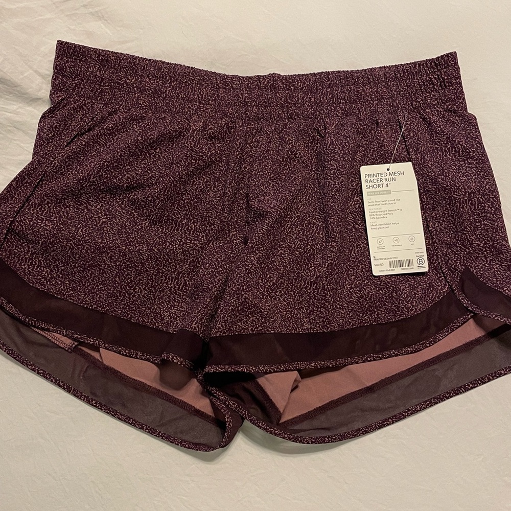 Athleta mesh 4’ runner short